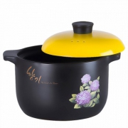 乐享 陶瓷砂锅养生煲6L