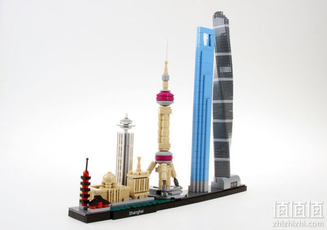 乐高中国,lego 21039 上海东方明珠建筑系列开箱 