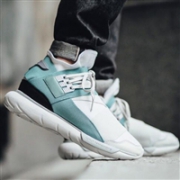 Y-3 White Qasa High 男士休闲鞋