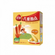 三全 儿童系列胡萝卜馒头130g10个*4件