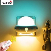 天猫商城：Onefire 万火 红外遥控飞碟小夜灯 可调光 4色
