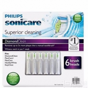 亚马逊中国：PHILIPS 飞利浦 HX6066/05 钻石亮白型 电动牙刷刷头 4+2只装
