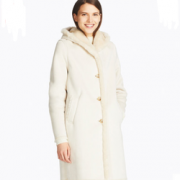 UNIQLO 优衣库 402712 女士仿皮连帽大衣 249元包邮