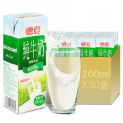 Weidendorf 德亚 脱脂纯牛奶 200ml*30盒