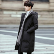 佐克奴 男士过膝款羽绒服