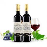 24日0点：Chateau Pied d'Argent Bellevue 银麓谷酒庄 干红葡萄酒 750ml*2瓶