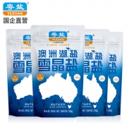粤盐 澳洲黛博拉湖盐 雪晶盐 不含碘 250g*4袋