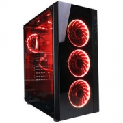 雷霆世纪 暗影猎手T55 吃鸡游戏DIY组装台式机主机（i5-7400 128GBSSD GTX1050Ti 4G独显）