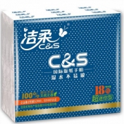 洁柔 布艺圆点系列3层超迷你型纸手帕无香6*18包