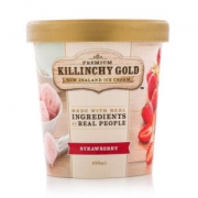 柯林高德 （Killinchy Gold） 新西兰进口 冰淇淋 480ml*1 草莓口味 *2件