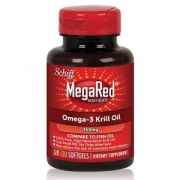 美产 Schiff MegaRed 欧米伽3 南极磷虾油胶囊 130粒 通血管 强力调节三高