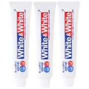 Lion狮王 日本原装进口 White&white 美白牙膏 150g*3