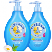 FIVERAMS 五羊 婴儿童温和洗发水沐浴露套装（洗发精500ml+沐浴露500ml）折15.92元（19.9,2件8折）