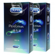 杜蕾斯（Durex）  延时 男用 持久装12只*2