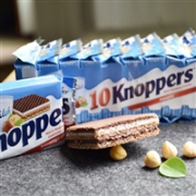 Knoppers 5层夹心牛奶榛子巧克力威化饼干  8x25g*4盒