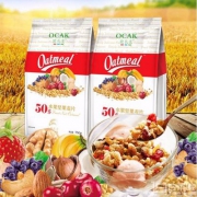 天猫商城：欧扎克 50%水果坚果即食脆麦片 750g