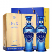 洋河   蓝色经典 52度 海之蓝绵柔型480ml*2瓶 送礼品袋