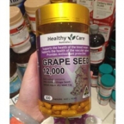 明星同款：澳洲Healthy Care葡萄籽胶囊 美白淡斑抗氧化12000mg*300粒