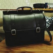 Samsonite 新秀丽 Dowel Flapover 男款真皮公文包