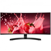 LG 34UC88-B 34英寸21:9超宽屏IPS游戏曲面显示器液晶电脑屏幕2K非32 黑色