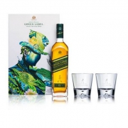 JOHNNIE WALKER 尊尼获加 绿牌 15年调配麦芽苏格兰威士忌礼盒 750ml 限量版礼盒+凑单品