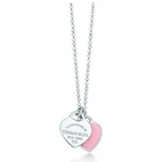 Tiffany & Co. 蒂芙尼 Return to Tiffany系列 Double Heart Tag 吊坠项链    719.4元包邮（用码）