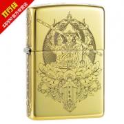 ZIPPO 纯铜 五面雕刻 斗战胜佛 打火机 美国原装进口