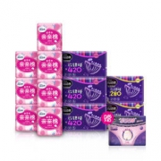 高洁丝 Kotex 亲亲棉卫生巾 日夜用箱装 12包 98片