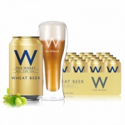 Harboe哈尔博 字母小麦啤酒330ml*24听