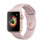 苹果 Apple Watch Series 3 智能手表 GPS款 粉砂色/灰色 运动型表带