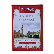IMPRA 英伯伦 英式早茶铁盒装 大叶红茶 500g*2罐