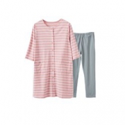 网易严选 开襟套装月子服 *3件    207.9元（合69.3元/件）