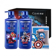 CLEAR 清扬 男士去屑洗发水 漫威官方限量版套装 (美队500ml+钢铁侠500ml)
