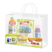 CHUCHU BABY啾啾 浓缩果蔬洗液570ml套装+标口玻璃奶瓶150ml