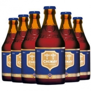 比利时进口：Chimay 智美蓝帽啤酒 精酿啤酒 组合装 330ml*6瓶