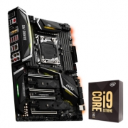 msi 微星 X299 GAMING PRO CARBON AC主板 + 英特尔 酷睿 十核 i9-7900X 盒装CPU处理器