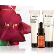 Jurlique茱莉蔻手部滋润三件套装 去角质霜30ml+护手霜30ml+护甲油10ml