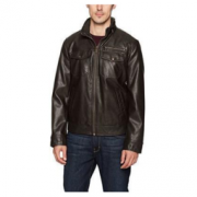 限L码：Dockers Faux Leather 男士仿皮夹克