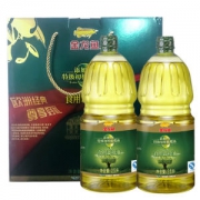 金龙鱼 特级初榨橄榄调和油 2.5L*2瓶 礼盒装