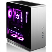 乔思伯（JONSBO）UMX4 RGB 光效版 银色 中塔式机箱