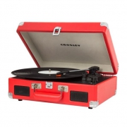 CROSLEY 克罗斯利 CR8005D-RE 蓝牙便携式三速转盘唱机  黑胶片唱机