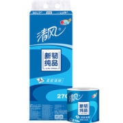 APP 清风 新韧纯品卷纸 3层270段卫生纸*10卷