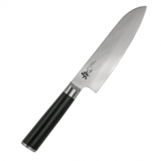 PEARL METAL F-1232 “舞” 67层大马士革钢花纹 三德厨刀 165mm