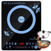 移动端：Midea 美的 C21-WT2121 哑光防滑触控面板 电磁炉