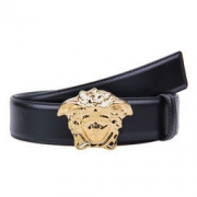 3日6点： VERSACE 范思哲 男士板扣腰带皮带 DCU4140 DVTP1 D41OH