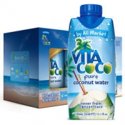需PLUS会员：VITA COCO 维他可可 天然椰子水饮料 330ml*8瓶*3件