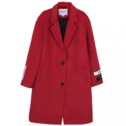 HSTYLE 韩都衣舍 女冬季新款外套呢子大衣 NH6308  89元（99-10）