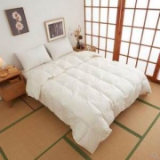 SHIKOKU /四国贩卖95白鹅绒冬被柔赛丝印花羽绒被双人 200*230 木箱包装