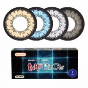 Bescon Tutti Circle大直径系列半年抛彩色隐形眼镜1片装*2