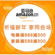 促销活动：亚马逊 祈福新年 家用会场